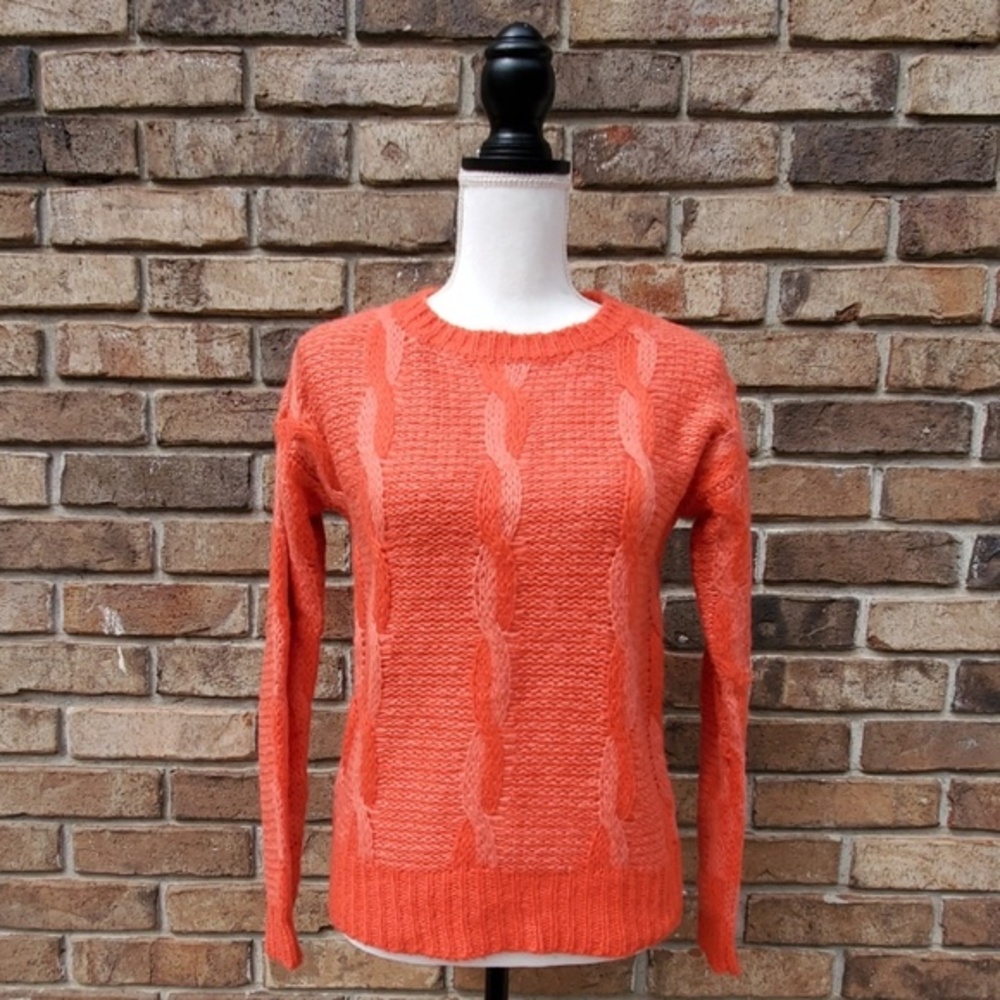 Urban Outfitter Sparkle Fade Twisted Cable Sweater